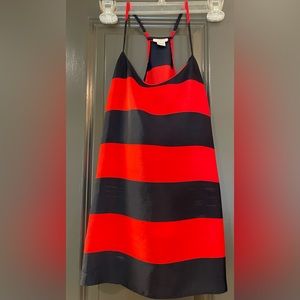 J. Crew Navy/Orange Top